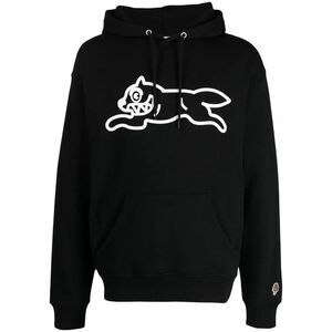 ICECREAM Mens Run Dog Long-Sleeved Hoodie / Black